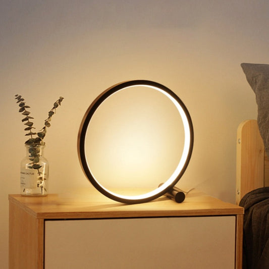 LED Bedroom Circular Table Lamps