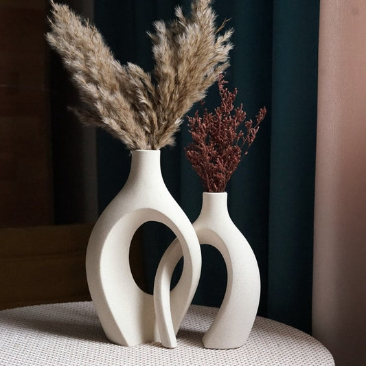 Snuggle Combination White Matte Vase